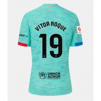 Barcelona Vitor Roque #19 Tretí Ženy futbalový dres 2023-24 Krátky Rukáv